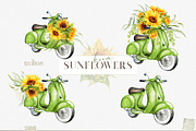 Summer sunflowers collection, an Illustration by ReachDreams (Thumbnail 2 of 7)