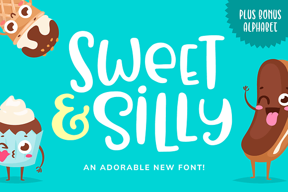 Sweet & Silly Font preview 8