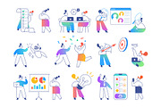 100+ Line People Editable Stroke, a Person Illustration by Vector_Art (Thumbnail 16 of 29)