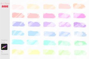 Unicorn Pastel Color Palette Swatch