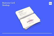 90x50 Business Card Mockups, an Advertising Mockup by Xtrahive (Thumbnail 5 of 5)