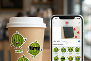 Watermelon Stickers & Textures Pack, an Emoji Icon by BabySofja (Thumbnail 3 of 3)