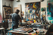 85 Artists in studio, an Arts & Entertainment Photo by Handmadefont (Thumbnail 72 of 88)