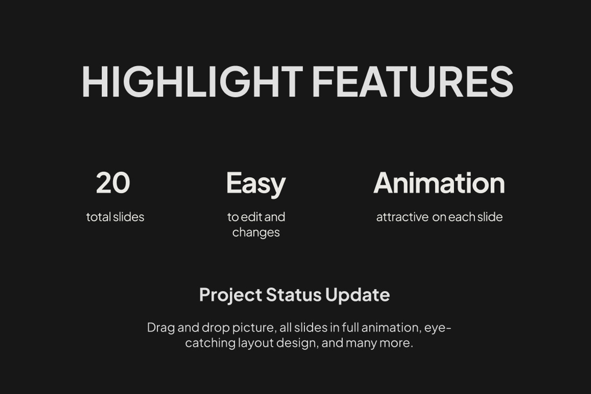Project Status Update PowerPoint, a Presentation Template by Loin Studio (Photo 2 of 4)