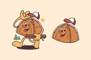 Friendly Outdoor Mascot Characters, an Object Illustration by MovinkGraphicStudio (Thumbnail 3 of 15)
