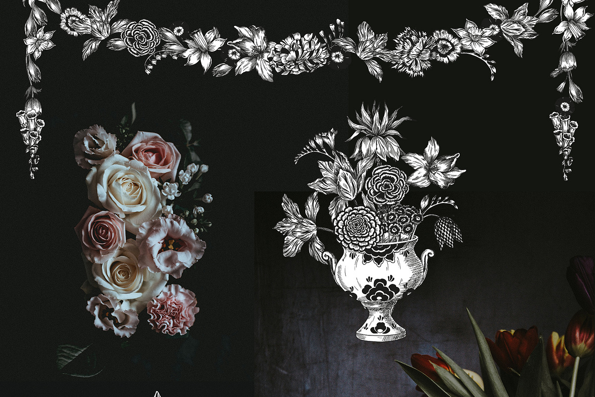 Belles fleurs, an Illustration by Anyuka (Photo 2 of 7)