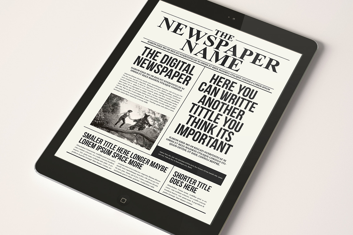 The Digital Newspaper, a Magazine Template by Luuqas Design (Photo 2 of 10)