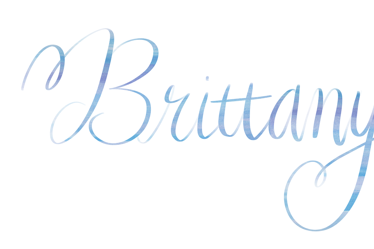 HANDWRITTEN digital calligraphy logo preview 4