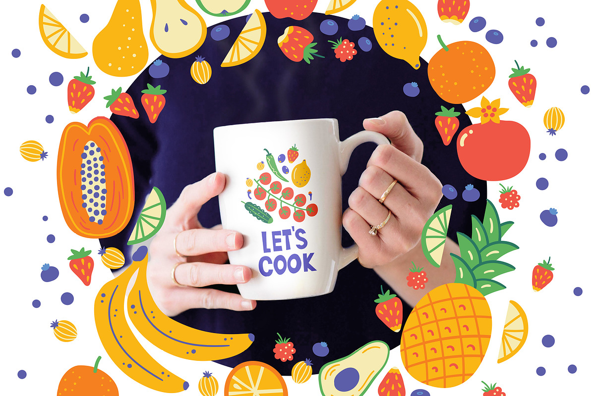 Let's Cook!, a Pattern Graphic by Mona Monash (Photo 2 of 13)