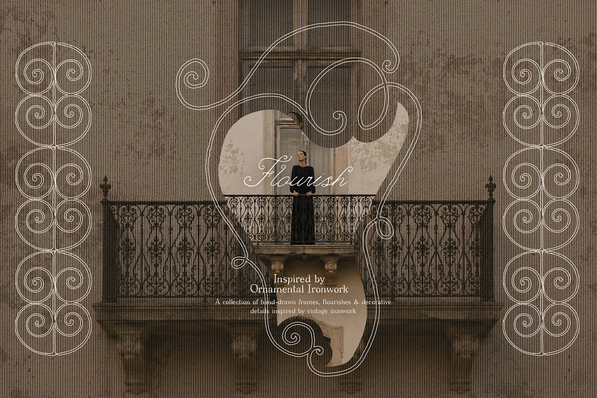 Flourish – Vintage Ornamental Frames, an Object Graphic by DigARTbyHavroshka (Photo 2 of 12)