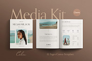 CALM | Media Kit Canva Template, a Magazine Template by Sierra Creative Studio (Thumbnail 1 of 11)