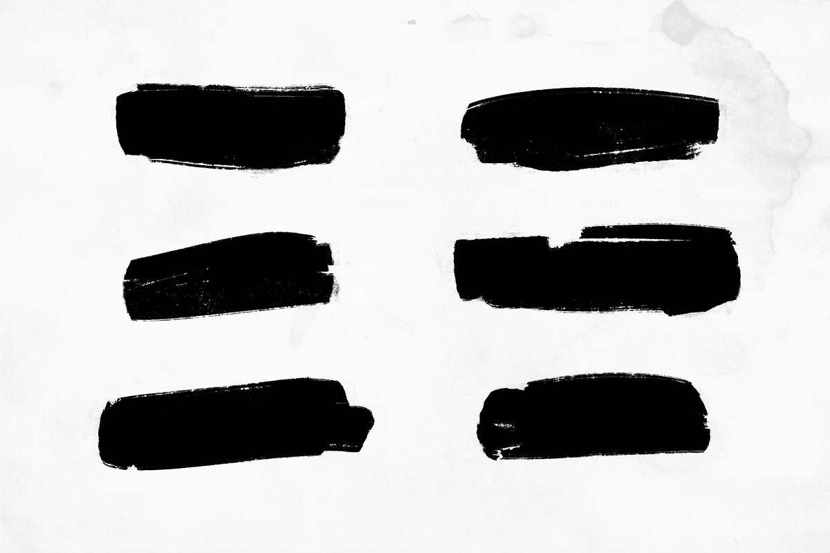 30 Handmade Brush Strokes, a Texture Graphic by Defects (Photo 5 of 6)
