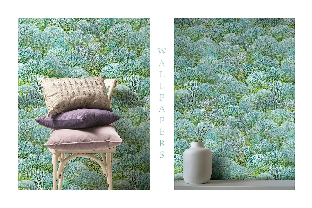 Pelagia, Luxury Coral reef Prints++, a Pattern Graphic by Pink Linen (Photo 15 of 15)