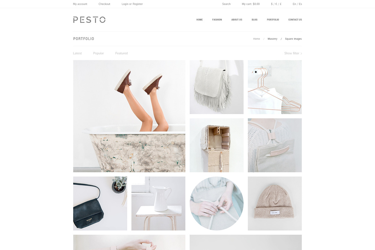 Pesto - eCommerce PSD Template, a Websites & App Template by Promokit (Photo 20 of 37)