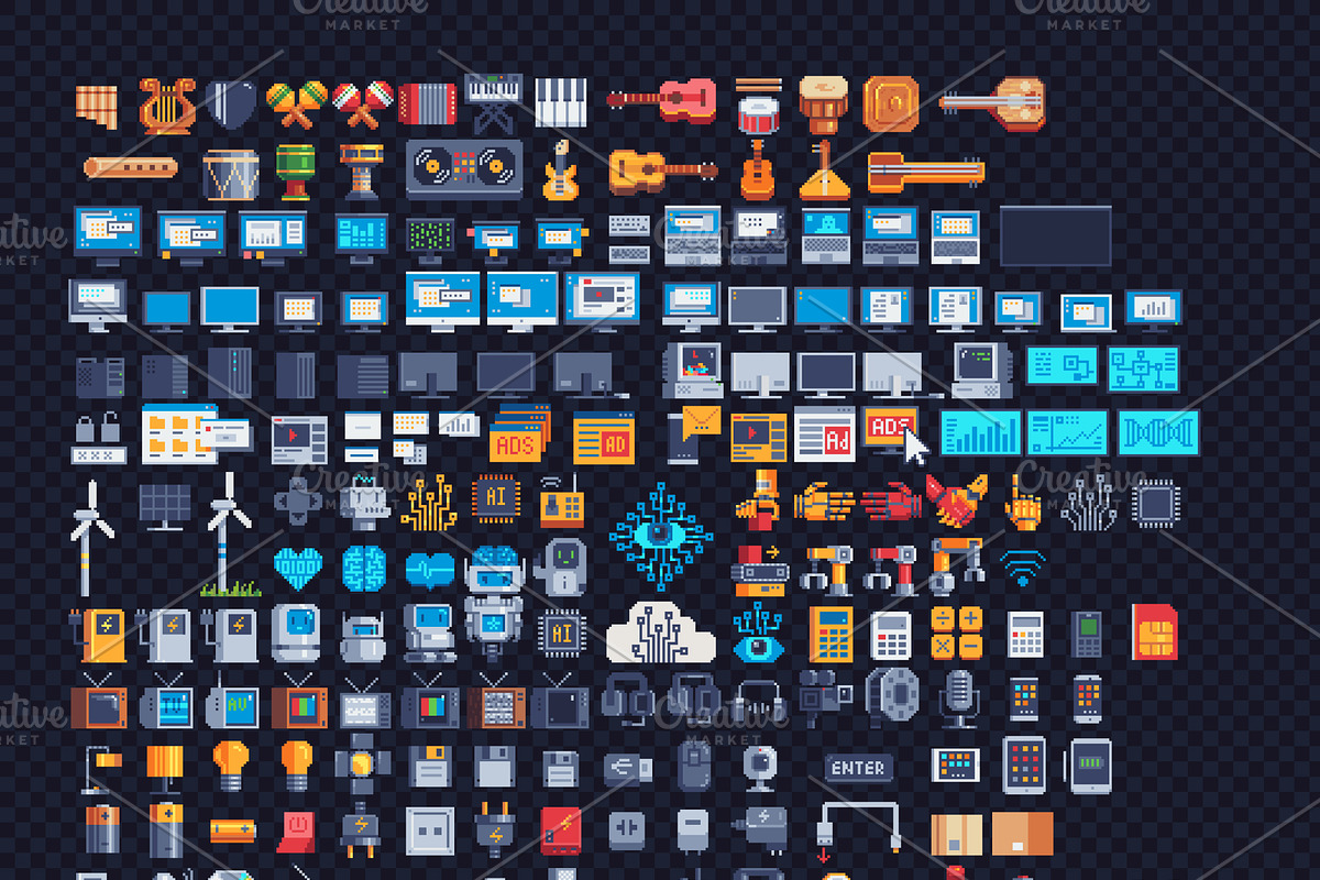 2500 - Icons Mega Bundle, an Icon by Poloviiinkin (Photo 5 of 9)