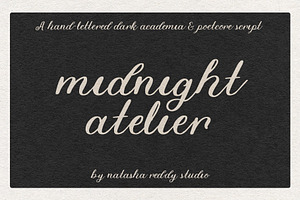 MIDNIGHT ATELIER by Natasha Reddy