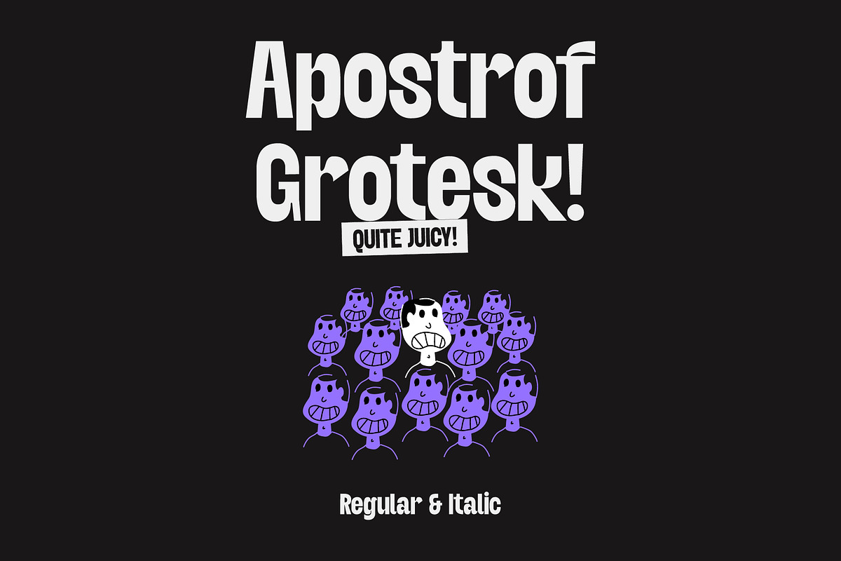 Apostrof - Grotesk Type, a Sans Serif Font by Kulturë Type (Photo 1 of 9)