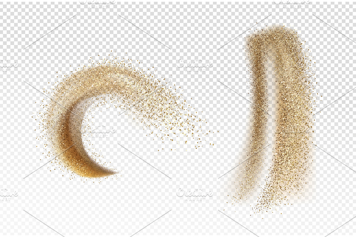 Explosion and pour of gold sand, a Texture Graphic by art PVP - market