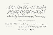 Somethink - A Handwritten Font, a Handwritten Font by Ainun Jinan (Thumbnail 8 of 10)