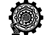 Gear and technology icons, a Technology Illustration by abu67222 (Thumbnail 5 of 13)
