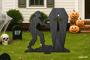 Halloween Garden Stakes Bundle, an Illustration by svgocean (Thumbnail 4 of 21)