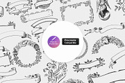Procreate Banners and Ribbons, a Brush Add-On by AW Studios (Thumbnail 2 of 6)