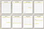 Printable Life Planner Template, a Stationery Template by Design House (Thumbnail 3 of 9)