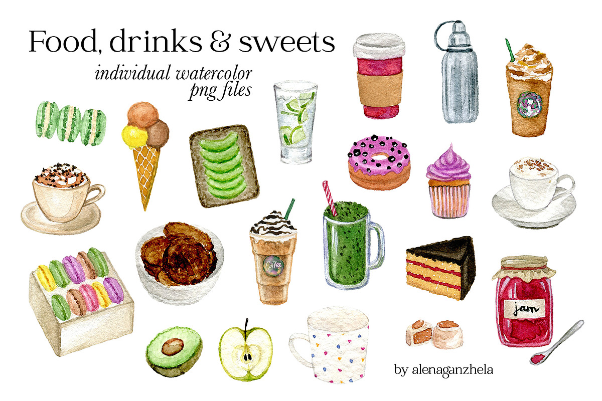 Watercolor fashion outfit creator, an Object Illustration by alenaganzhela (Photo 5 of 12)