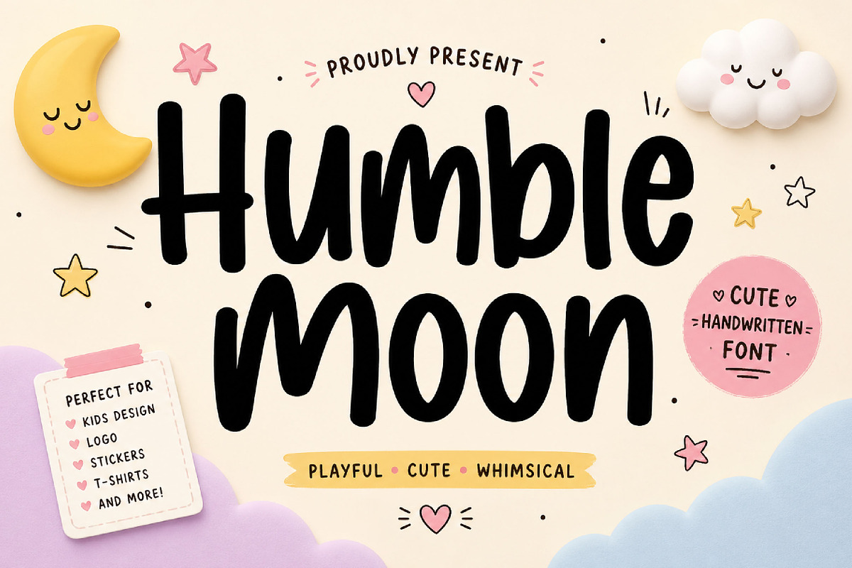 Humble Moon, a Slab Serif Font by Wow Magic (Photo 1 of 3)