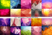 20 Geometric Backgrounds, a Pattern Graphic by Graphicon (Thumbnail 2 of 6)