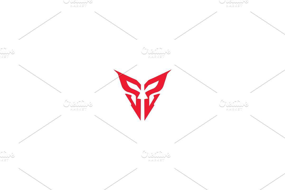 SS Mask Logo, a Branding & Logo Template by Creative_Graphic