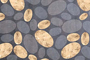 Oxidized Elements Gold & Watercolor, a Pattern Graphic by Blixa 6 Studios (Thumbnail 2 of 6)