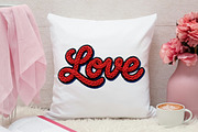 Faux Knitted Yarn Groovy Love PNG, an Illustration by Canvas Craft (Thumbnail 7 of 7)