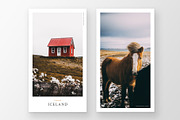 Iceland Instagram Story Templates, a Social Media Template by Hamilton. (Thumbnail 2 of 9)