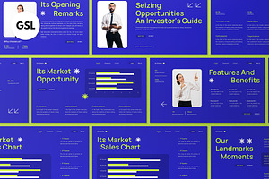 Business Pitch Deck Google Slide, a Presentation Template by graphicook