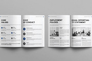 Employee Handbook Template, a Brochure Template by E-Type (Thumbnail 3 of 7)
