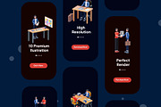 Business People 3D Illustration Pack, a Characters & Person 3D Model by novia99design (Thumbnail 3 of 6)