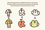 Kawaii Brushes for Procreate, a Brush Add-On by Wink Brushes (Thumbnail 3 of 4)