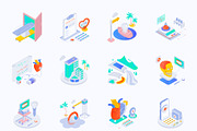 Medical Isometric Icons Set, a Duotone Icon by Vectors Market (Thumbnail 7 of 8)