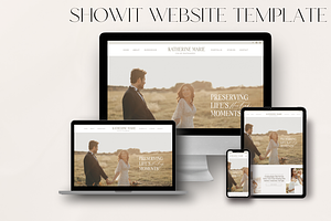 Showit Website Template Photography, a Websites & App Template by laurasnyderdesign