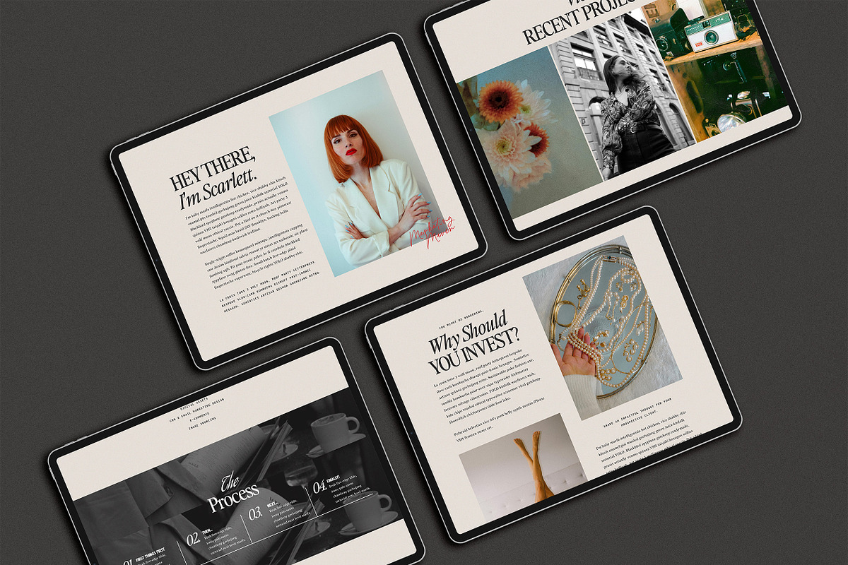 Scarlett Showit Investment Website, a WordPress Template by Amanda Scott Design Co. (Photo 3 of 7)