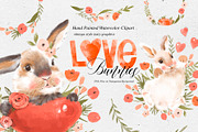 Love bunnies collection, an Animal Illustration by Belusuab (Thumbnail 1 of 13)
