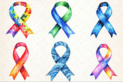 Awareness Ribbons Clipart Sublimatio, a Seasonal Illustration by Rose Art (Thumbnail 3 of 4)