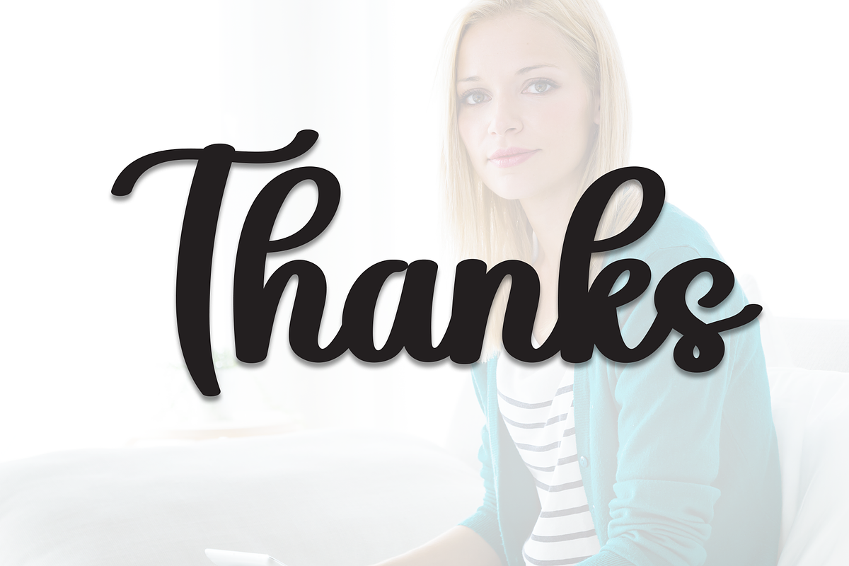 Blonde Aunty | Script Font, a Handwritten Font by Scratchones (Photo 9 of 9)