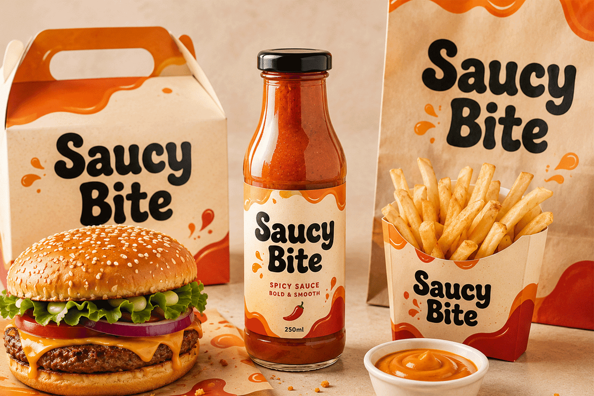 Saucy Bite - Playful Display Font, a Handwritten Font by overlaytemplates (Photo 3 of 5)