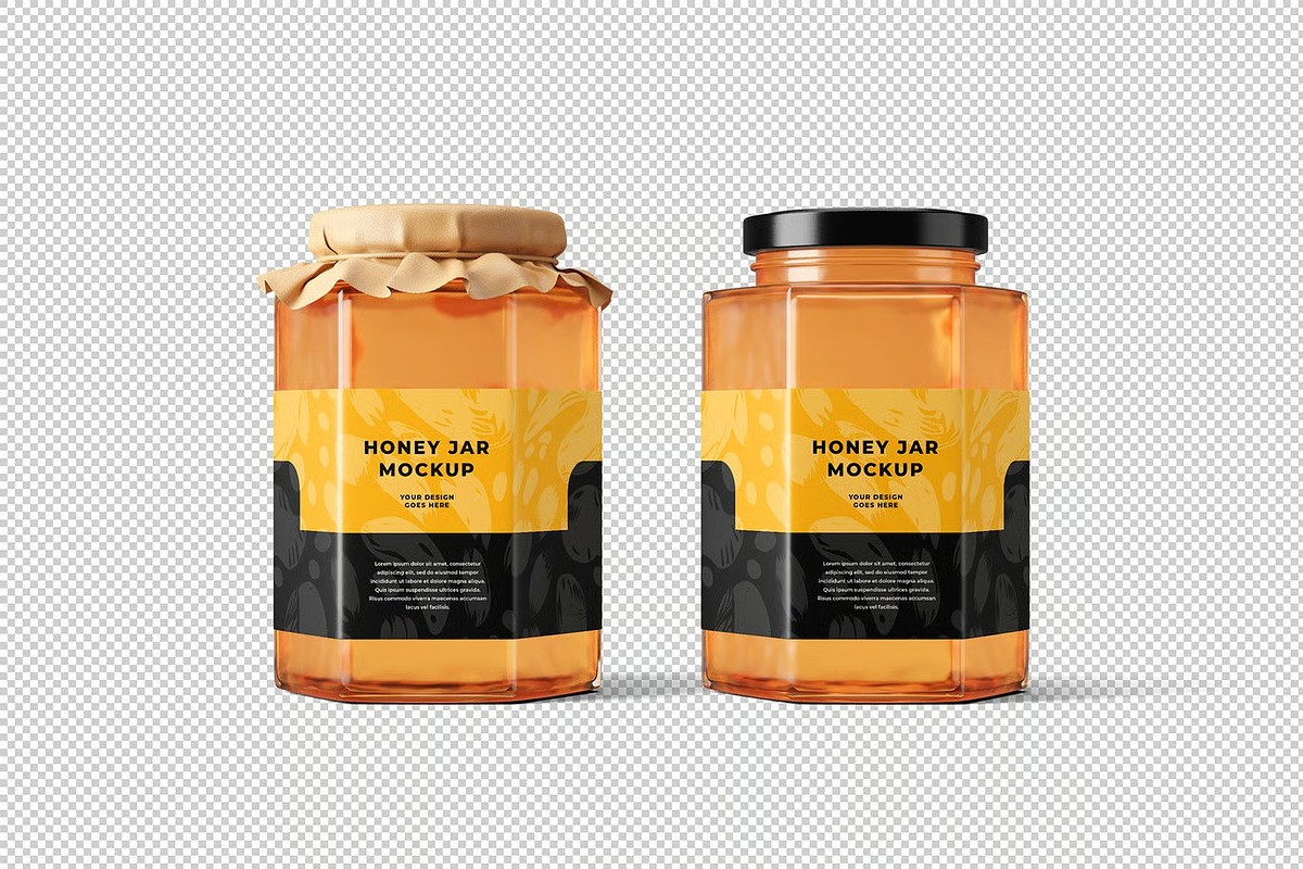 Honey Jar Mockup, a Product Mockup by zpackcreative (Photo 2 of 4)