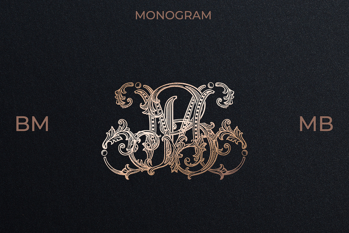 MB BM Wedding Monogram Logo, a Branding & Logo Template by LogoAV (Photo 1 of 6)