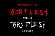 Torn Flesh - Scary Horror Font, a Font by PutraCetol Studio (Thumbnail 8 of 11)