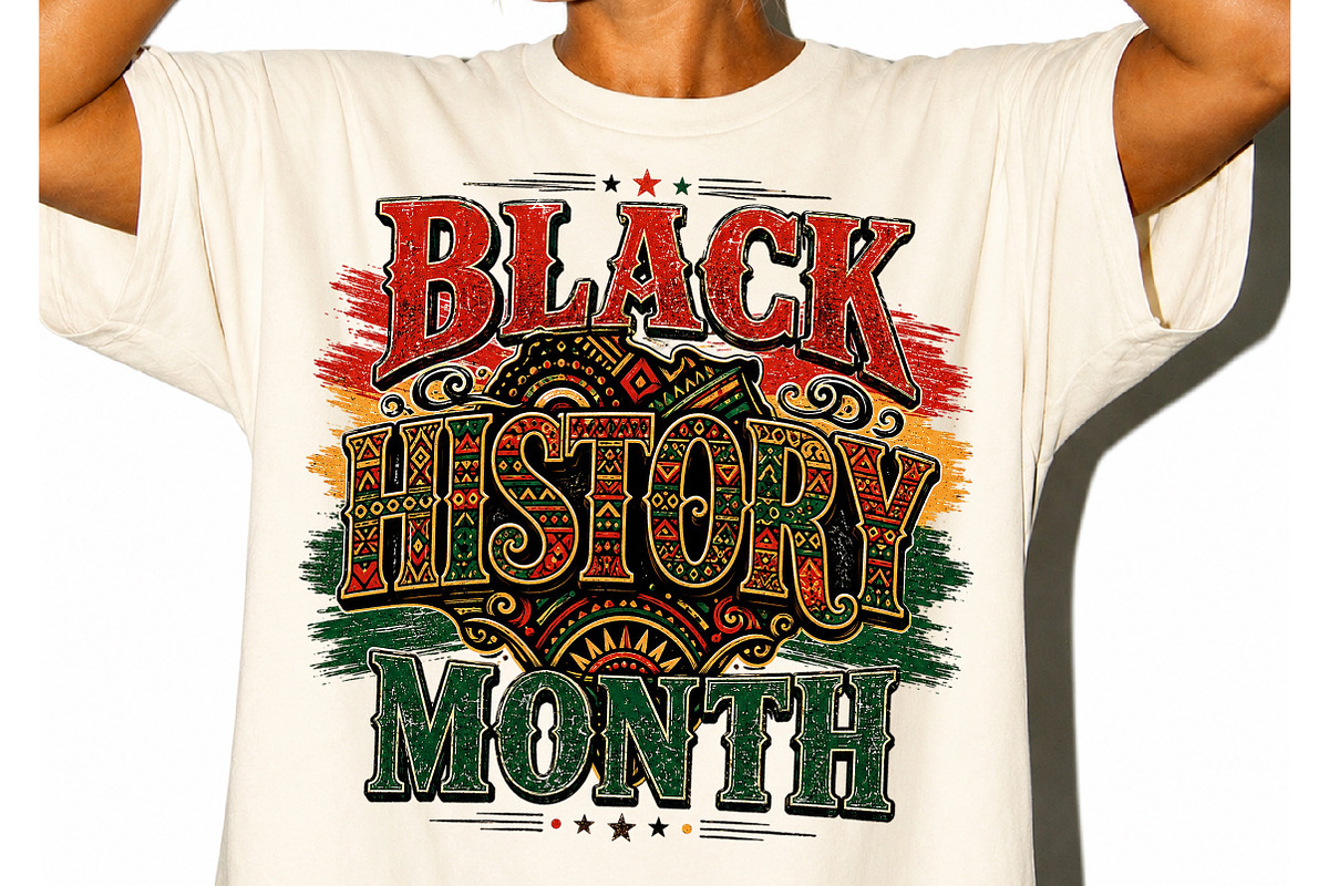 Black History Month PNG, Freedom Day, a Seasonal Illustration by DreamCafeArt (Photo 3 of 4)