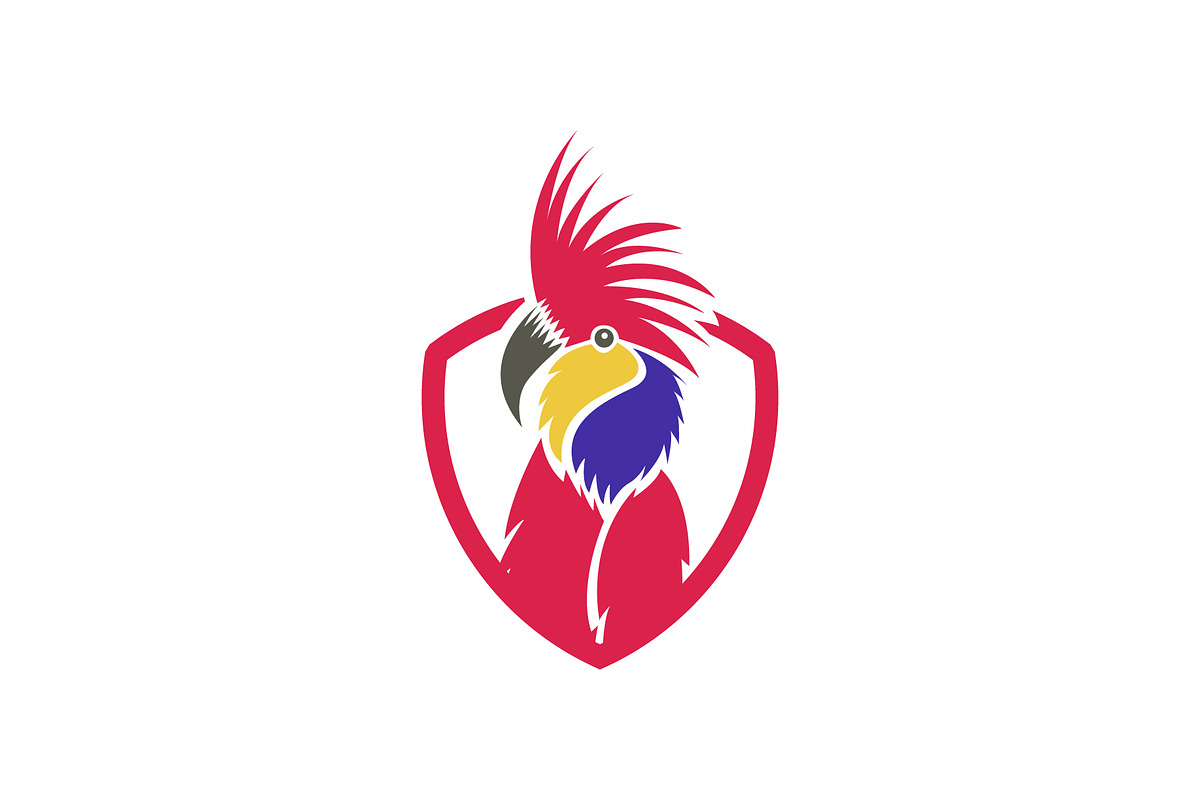 parrot bird logo, a Branding & Logo Template by ZHR Creative